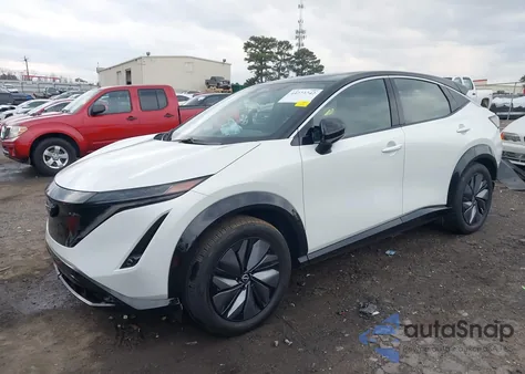 2023 Nissan Ariya Evolve+ z USA, uszkodzony, nr VIN JN1BF0BA8PM410564